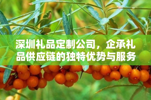深圳礼品定制公司，企承礼品供应链的独特优势与服务体验
